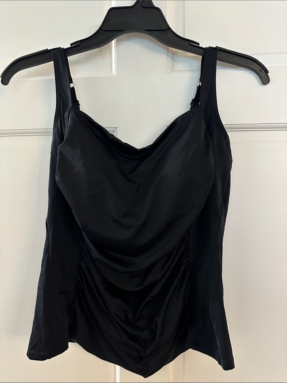 L.L. Bean Black Cowl Neck Swim Camisole